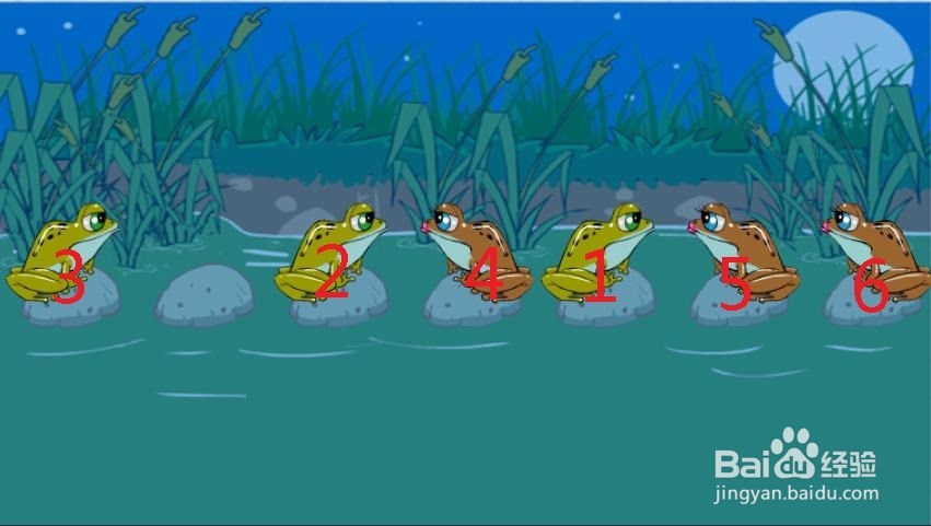 史上最难智力游戏青蛙过河攻略