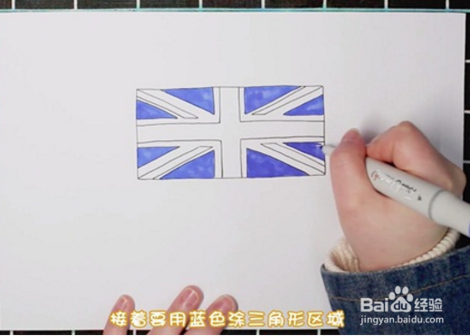 英国简笔画国旗图片