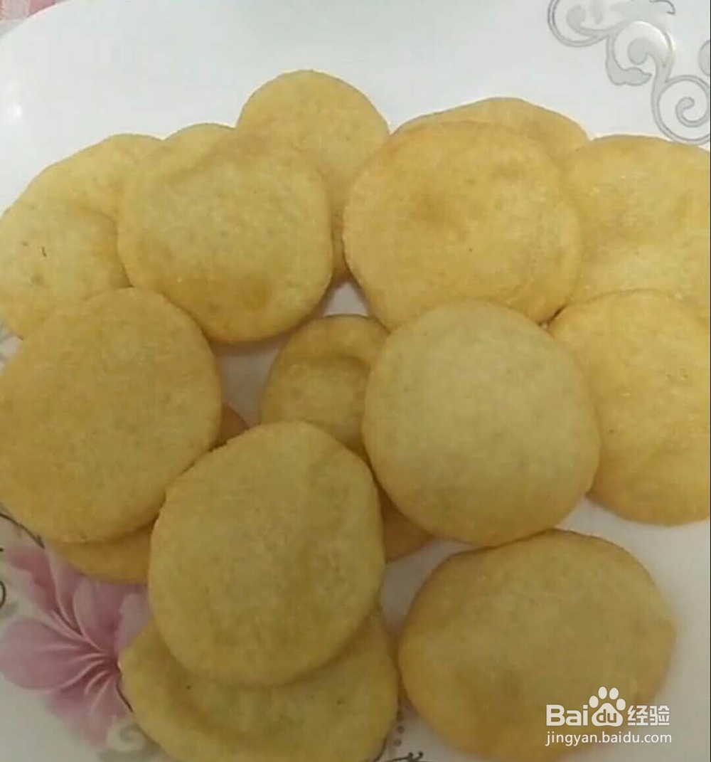 不用一点水不用烤箱做香甜酥脆饼干