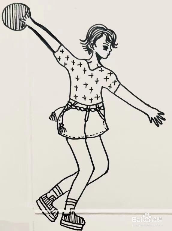 插画教程之打保龄球的艾利