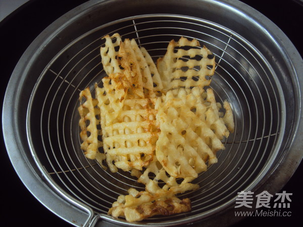 黄金薯格的做法