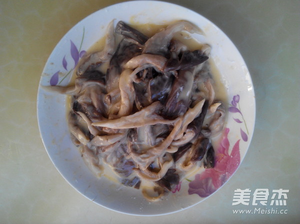 干炸平菇的做法
