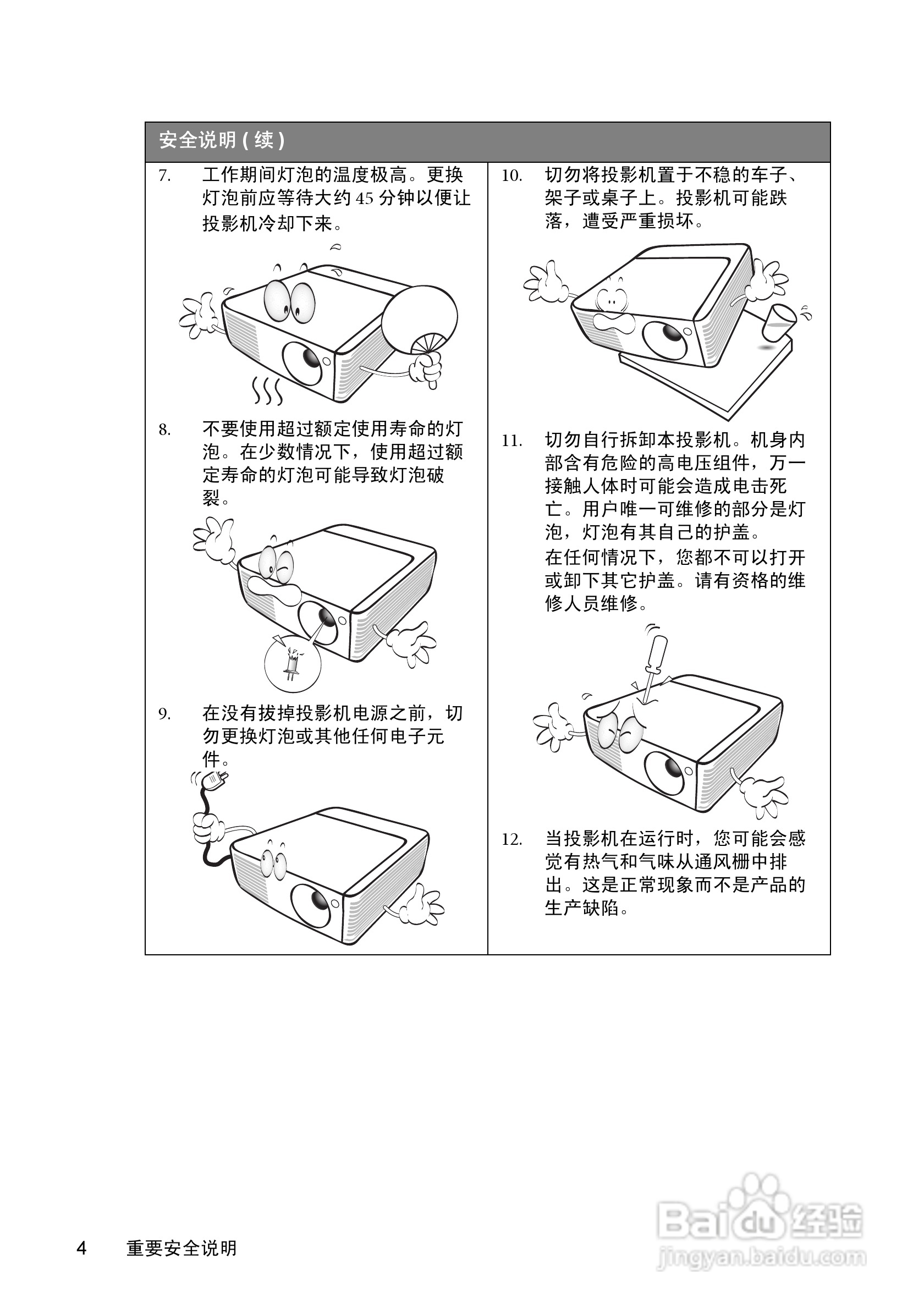 明基CP270投影仪使用说明书:[1]