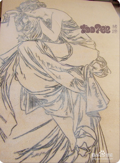 如何在木板上绘画,手绘木卡片的制作过程