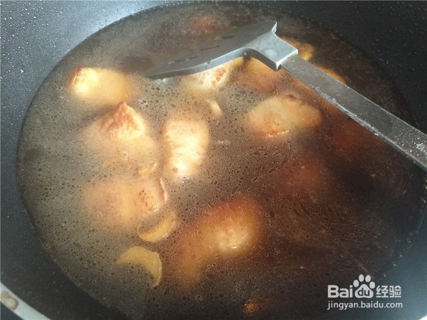 红烧油豆腐嵌肉