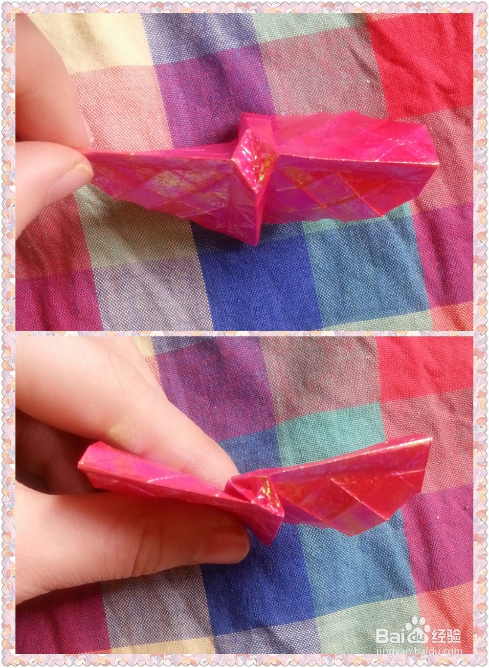 纸玫瑰的折法,节日礼物的不二法宝