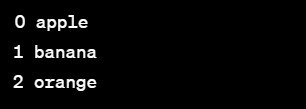 python内置函数enumerate()的使用