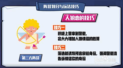 狼人杀爱神怎么玩 狼人杀爱神攻略技巧 百度经验 狼人杀爱神怎么玩 狼人杀爱神攻略技巧 百度经验
