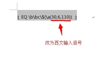 Word域代码特殊指令详解之二：\B括号开关