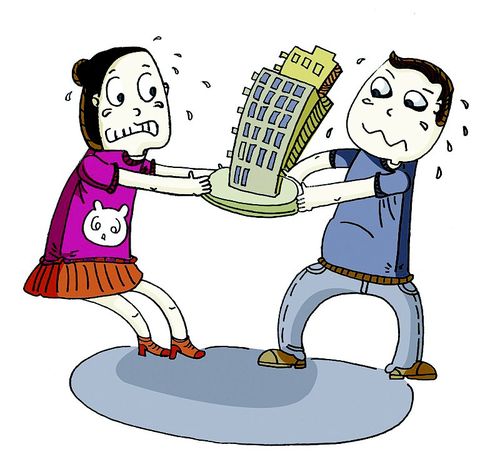 <b>离婚房产分割不同情况的处理方法</b>