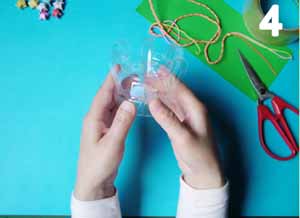 漂亮的饮料瓶、易拉罐烟灰缸的制作方法