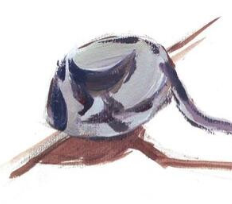 水粉画入门单个静物不锈钢勺子的画法教程