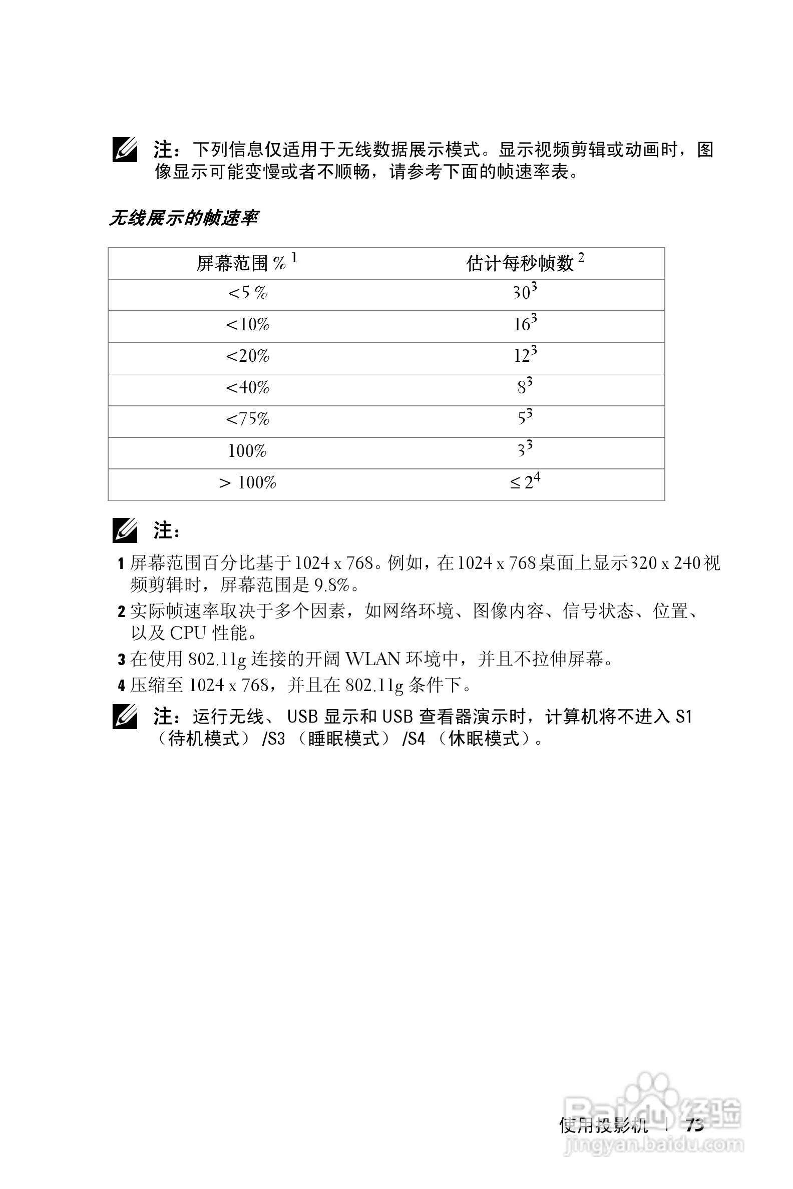 DELL S300WI投影机说明书:[8]