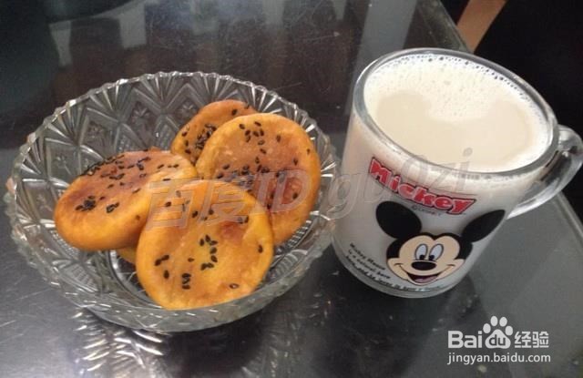 家常菜小吃油炸芝麻南瓜饼DIY怎么做好吃