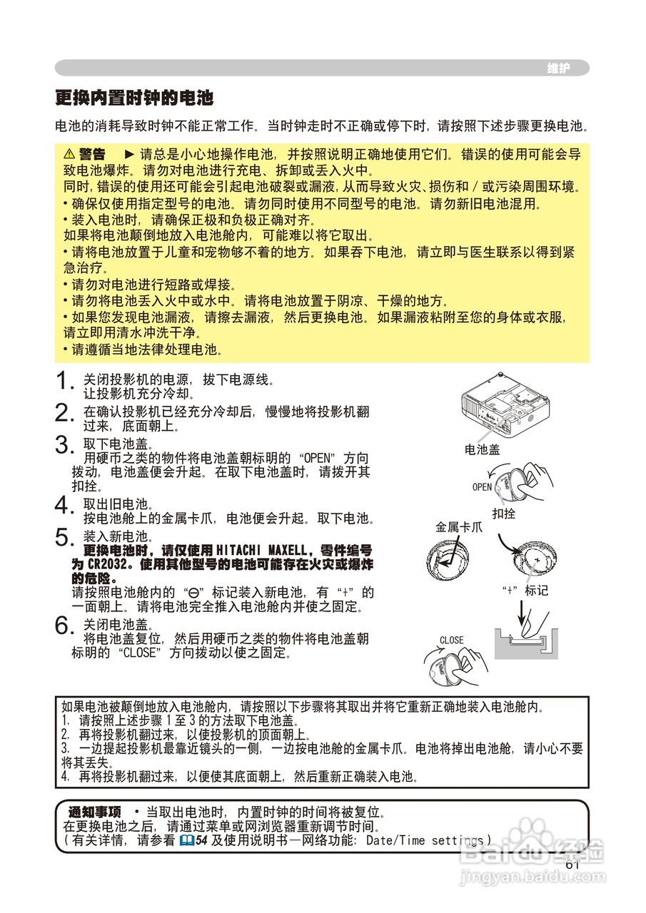 日立 CP-X268A投影机说明书:[8]