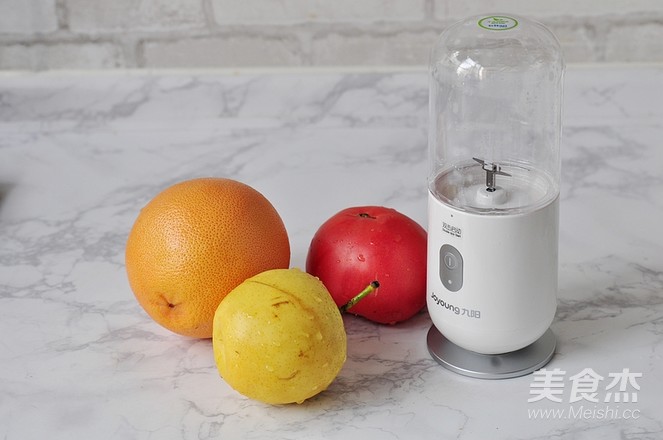 西柚西红柿梨汁