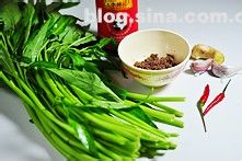 素菜也要很惹味——虾酱空心菜