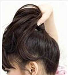 日系清新丸子头的扎法