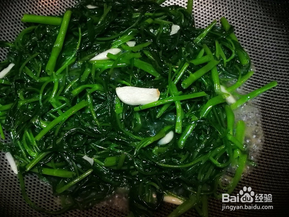 我家的私房菜-人人喜欢-清炒空心菜叶