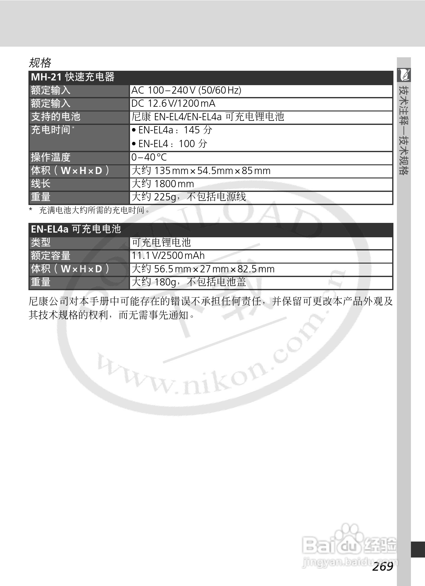 尼康D2Xs数码相机使用说明书:[29]
