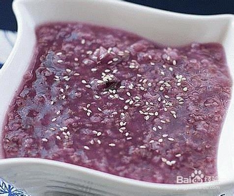 血糯米粥的做法