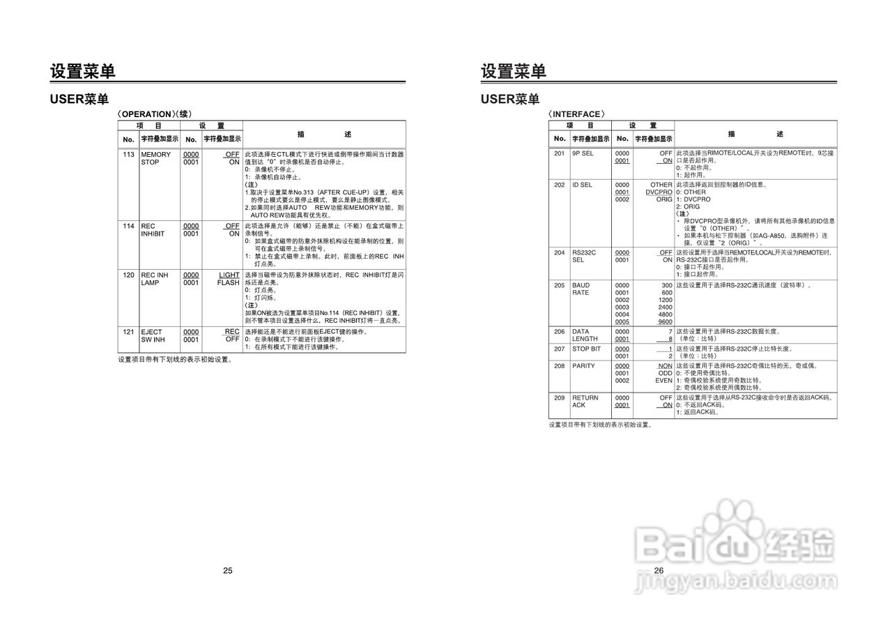 panasonic AJ-D455MC演播室录像机操作手册:[2]