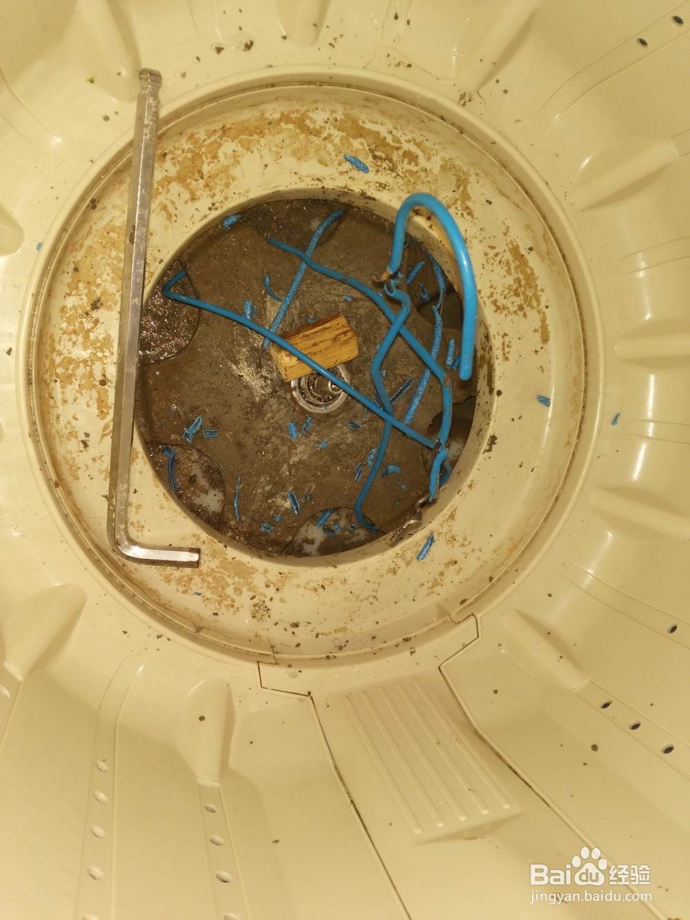 十多年的小天鹅洗衣机内桶清洗
