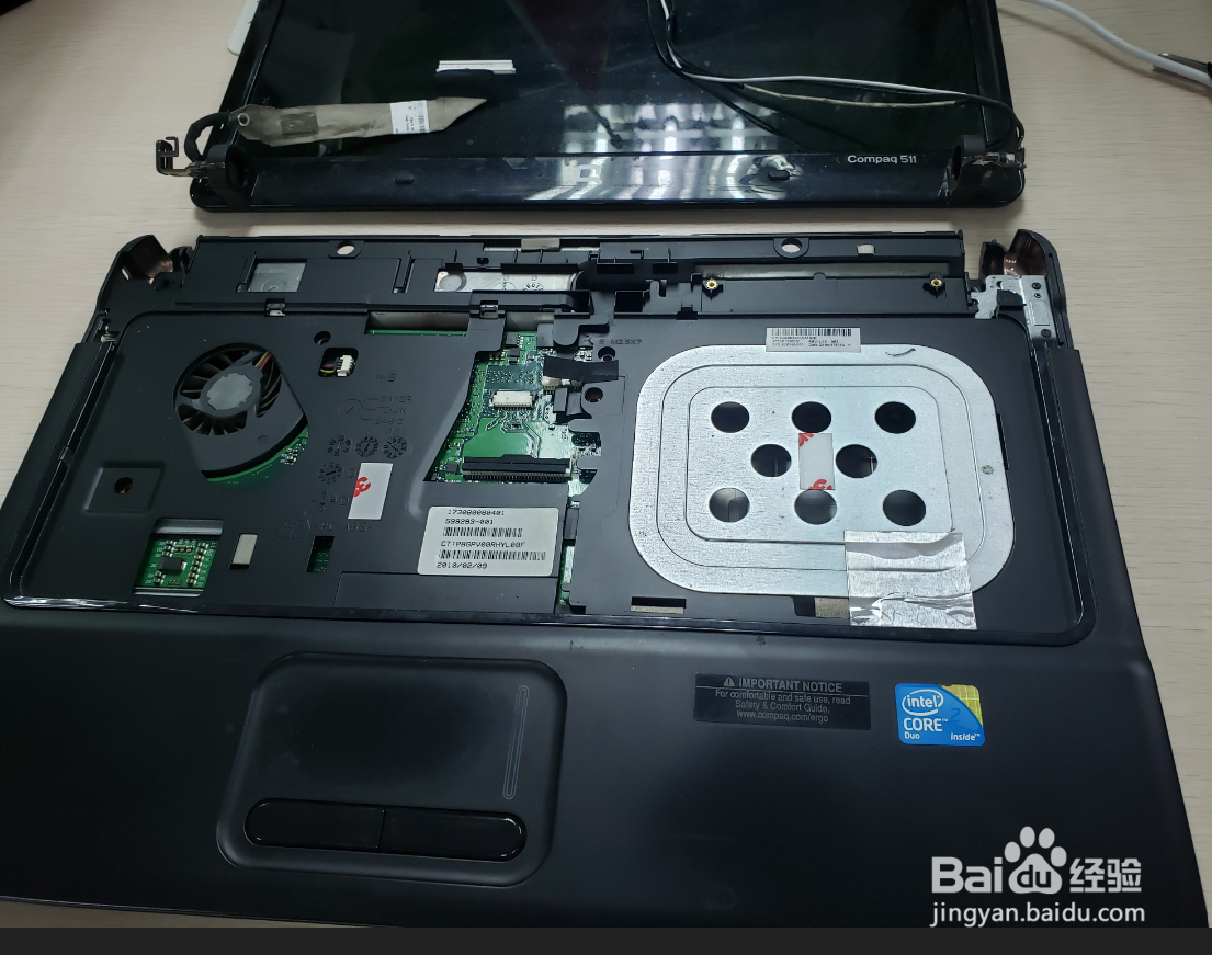 惠普笔记本Compaq511拆机图片分解
