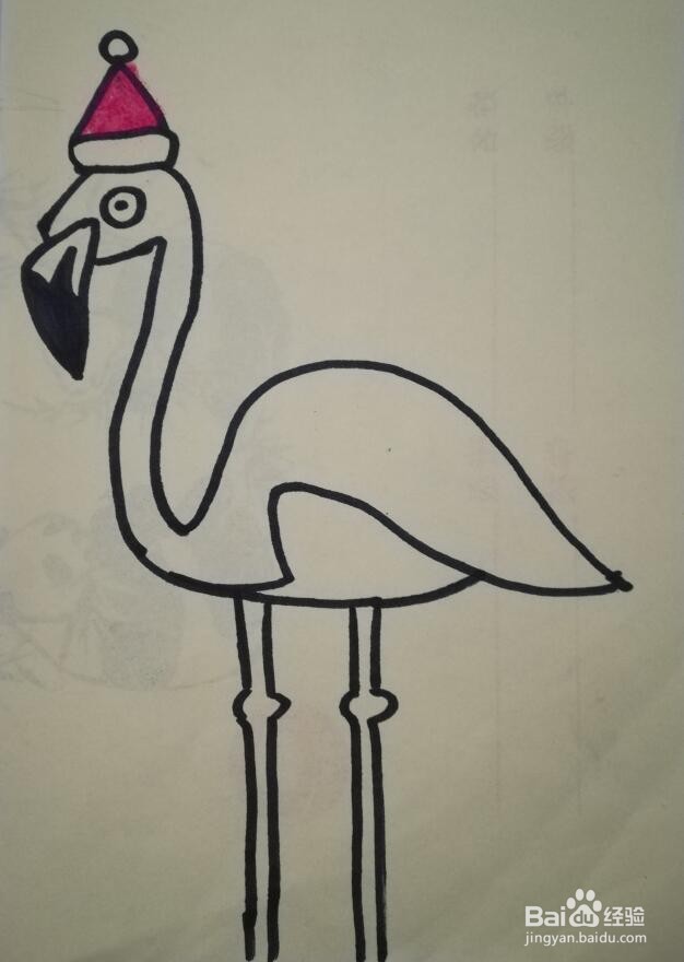 火烈鸟的画法 火烈鸟的简笔画