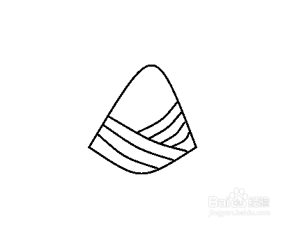 简笔画-粽子的简笔画如何画