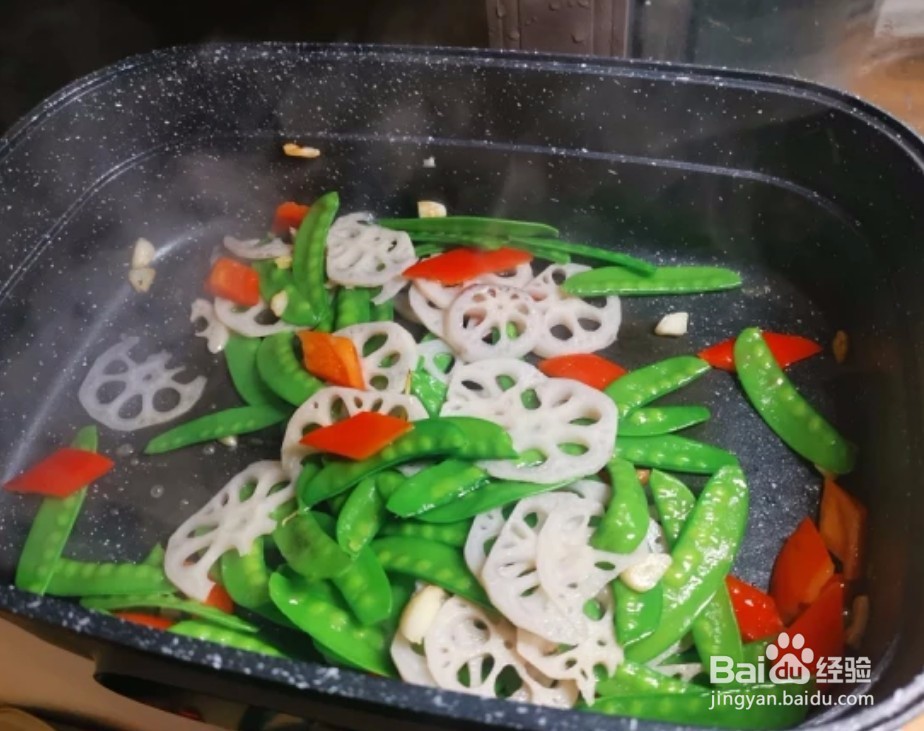 荷兰豆炒藕片,吃货有秘方3号作品