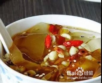 红糖冰粉凉饮