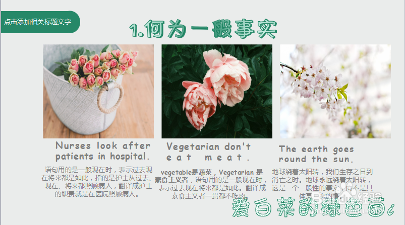 一般现在时在定义上怎么区别？