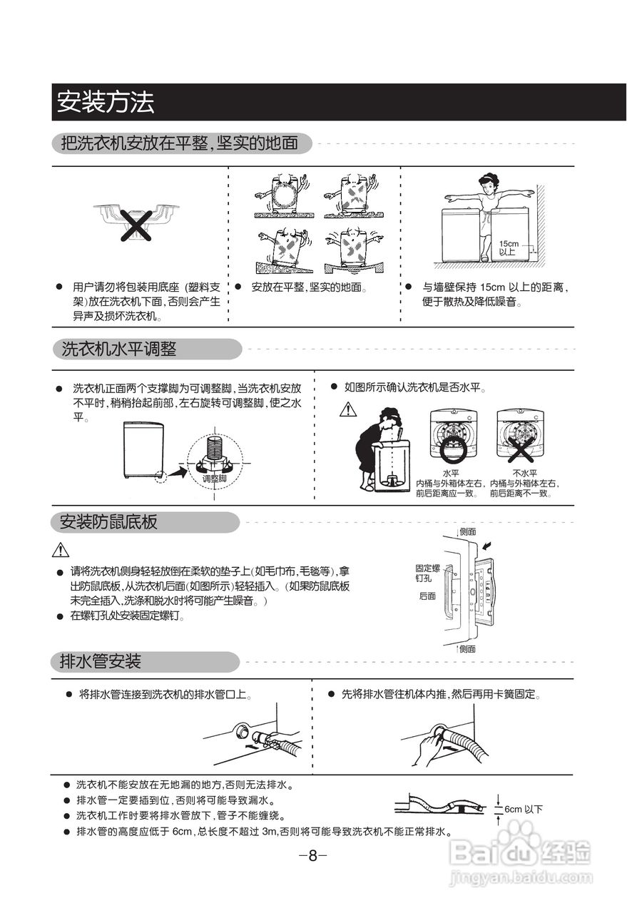 LG XQB65-S2TT洗衣机使用说明书