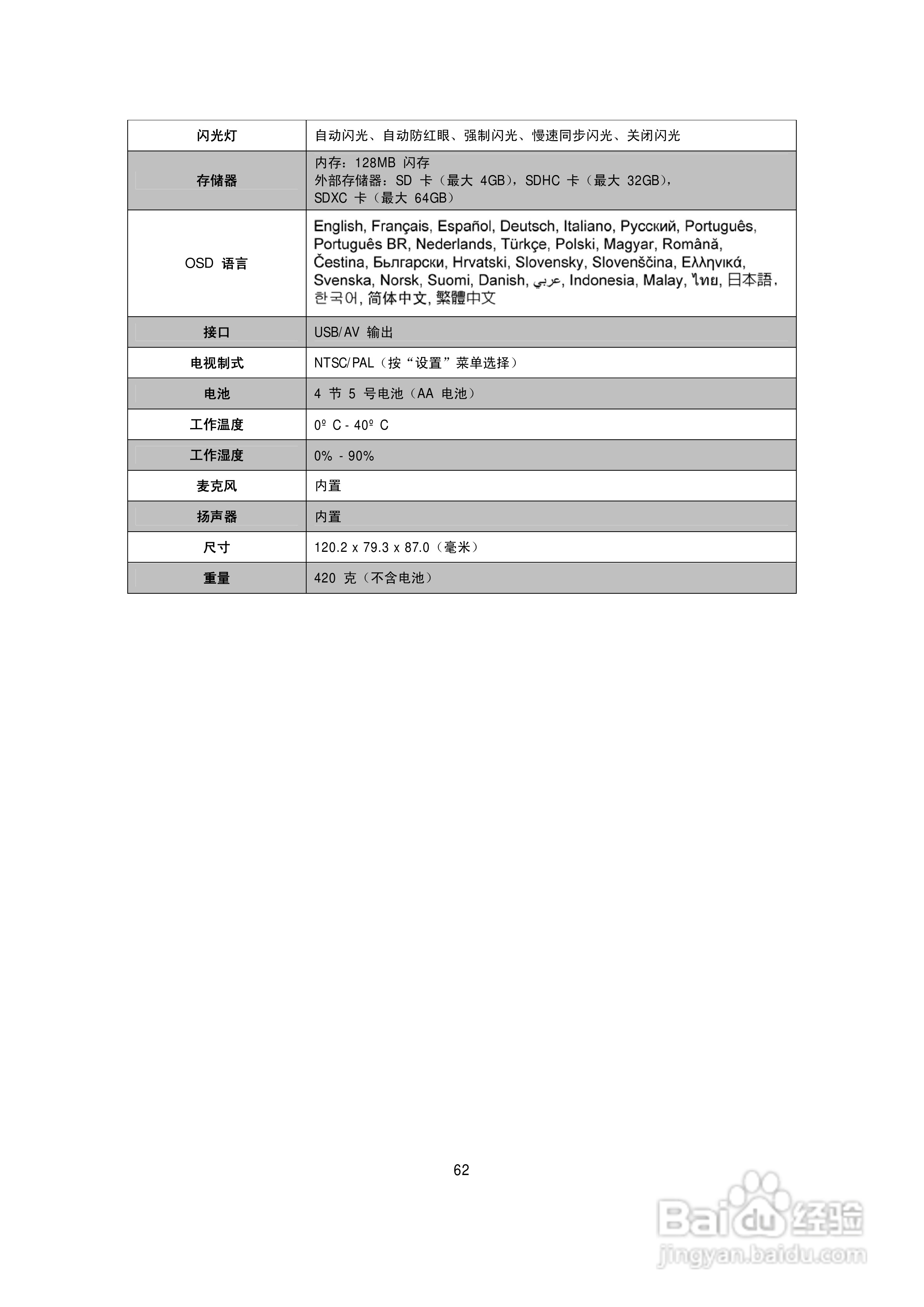 海尔DC-W26数码相机使用说明书:[7]