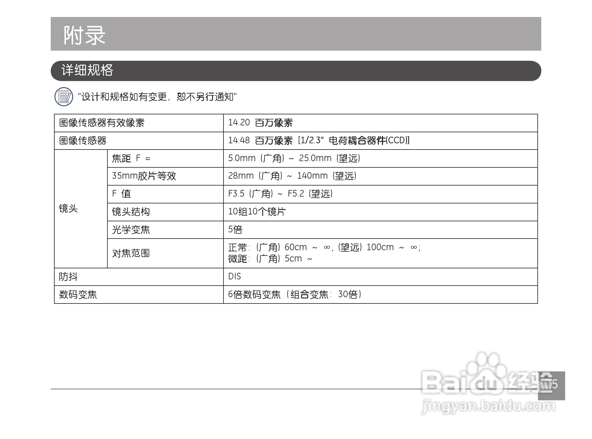 GE通用 J1456W数码相机说明书:[8]