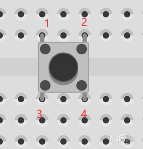 Arduino按钮控制LED灯在TinkerCAD上的仿真