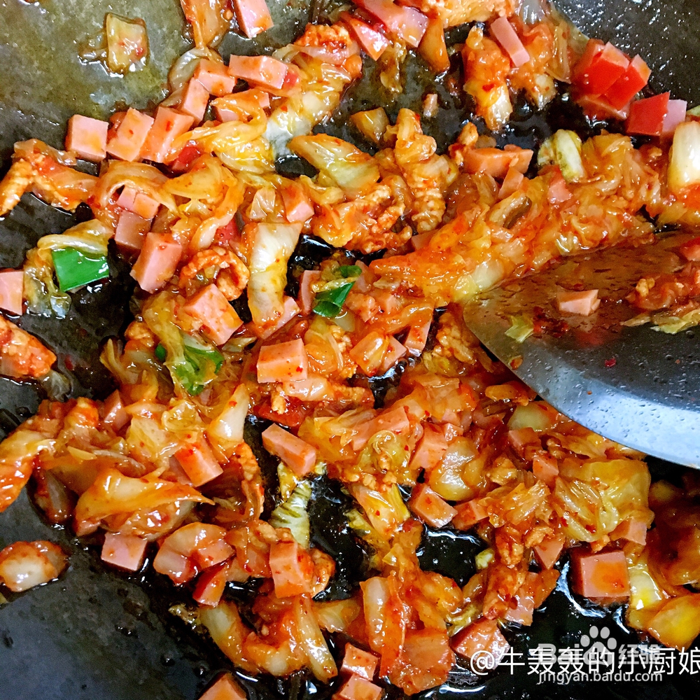 百吃不厌的泡菜炒饭