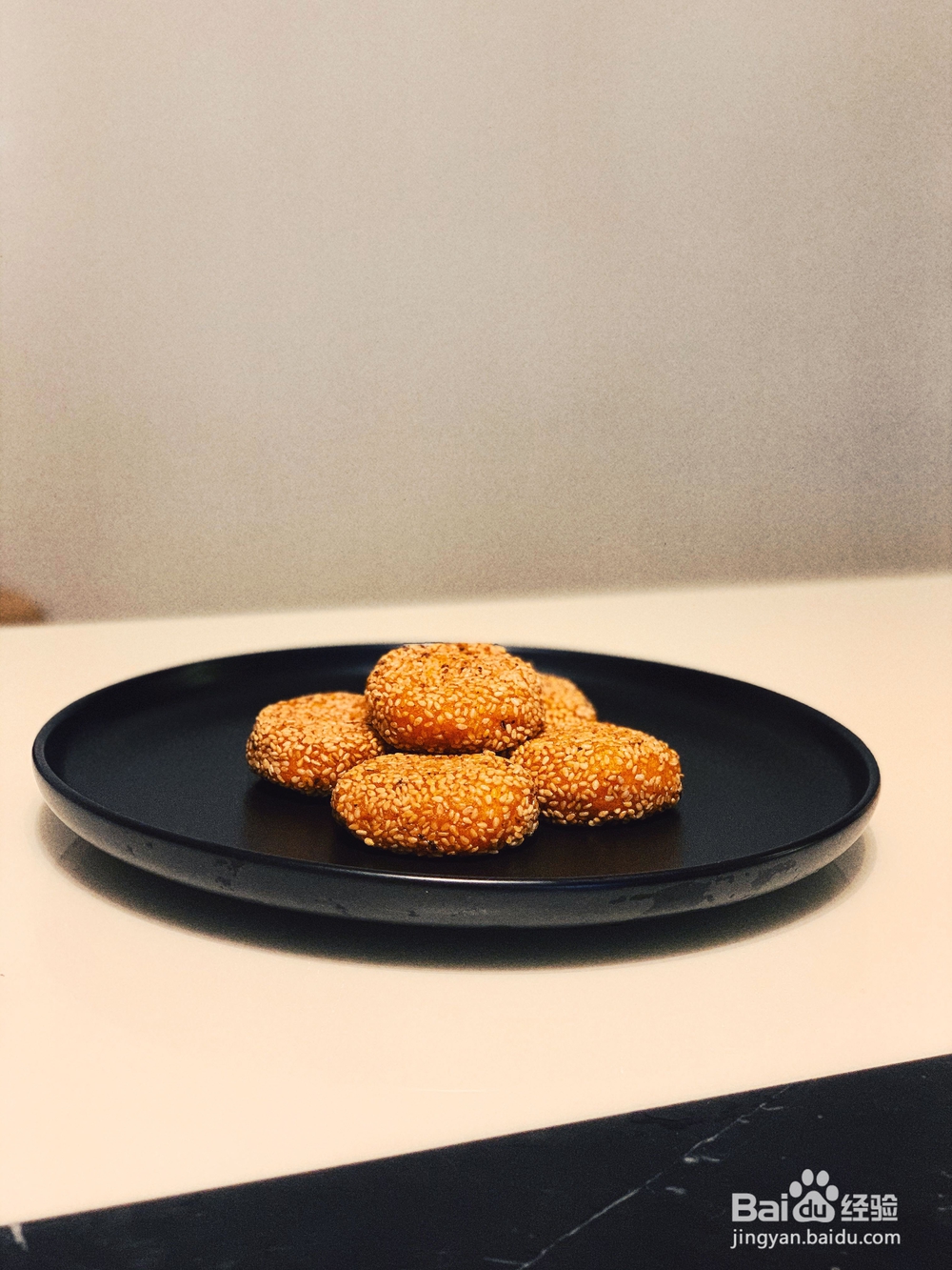 超诱人的南瓜芝麻饼