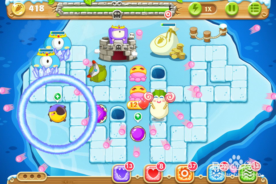 保卫萝卜2 极地133关攻略：[133]第一百三十三关