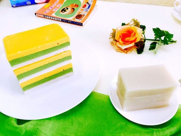 五香彩色肉皮冻