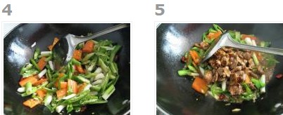 蒜白爆羊肉的做法