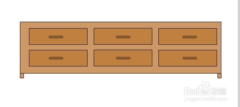flash绘制家用电视柜的教程