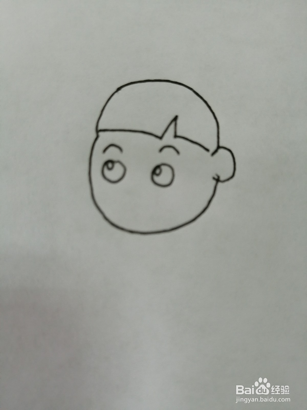 可爱小男孩怎么画