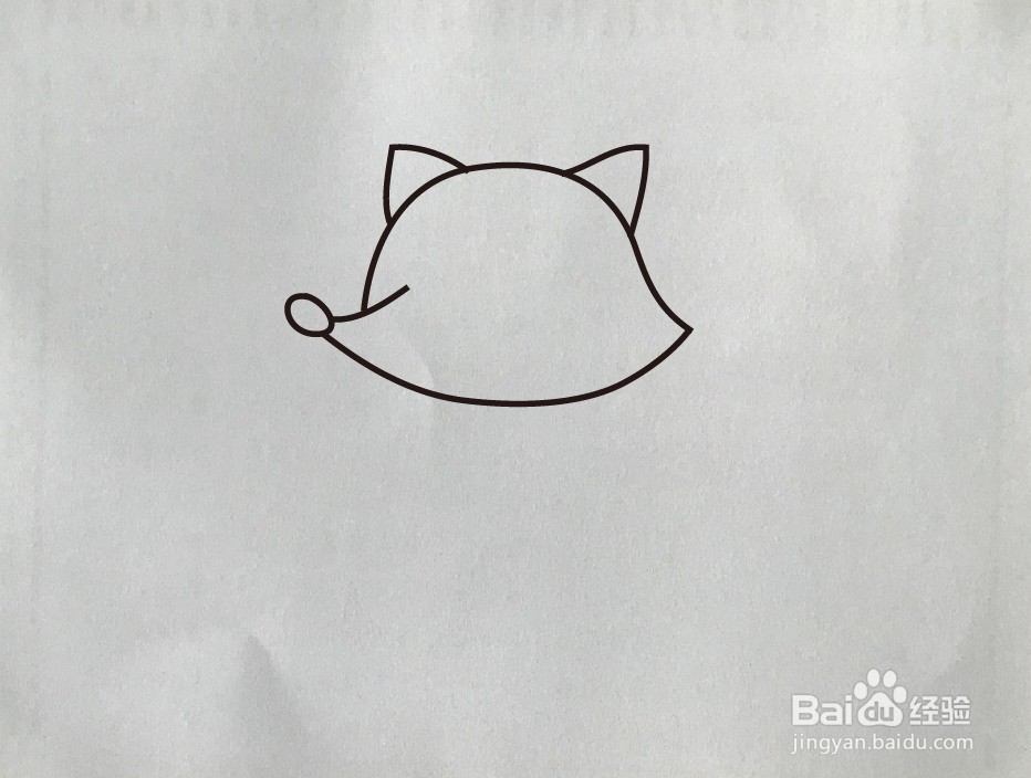 如何画小狐狸简笔画