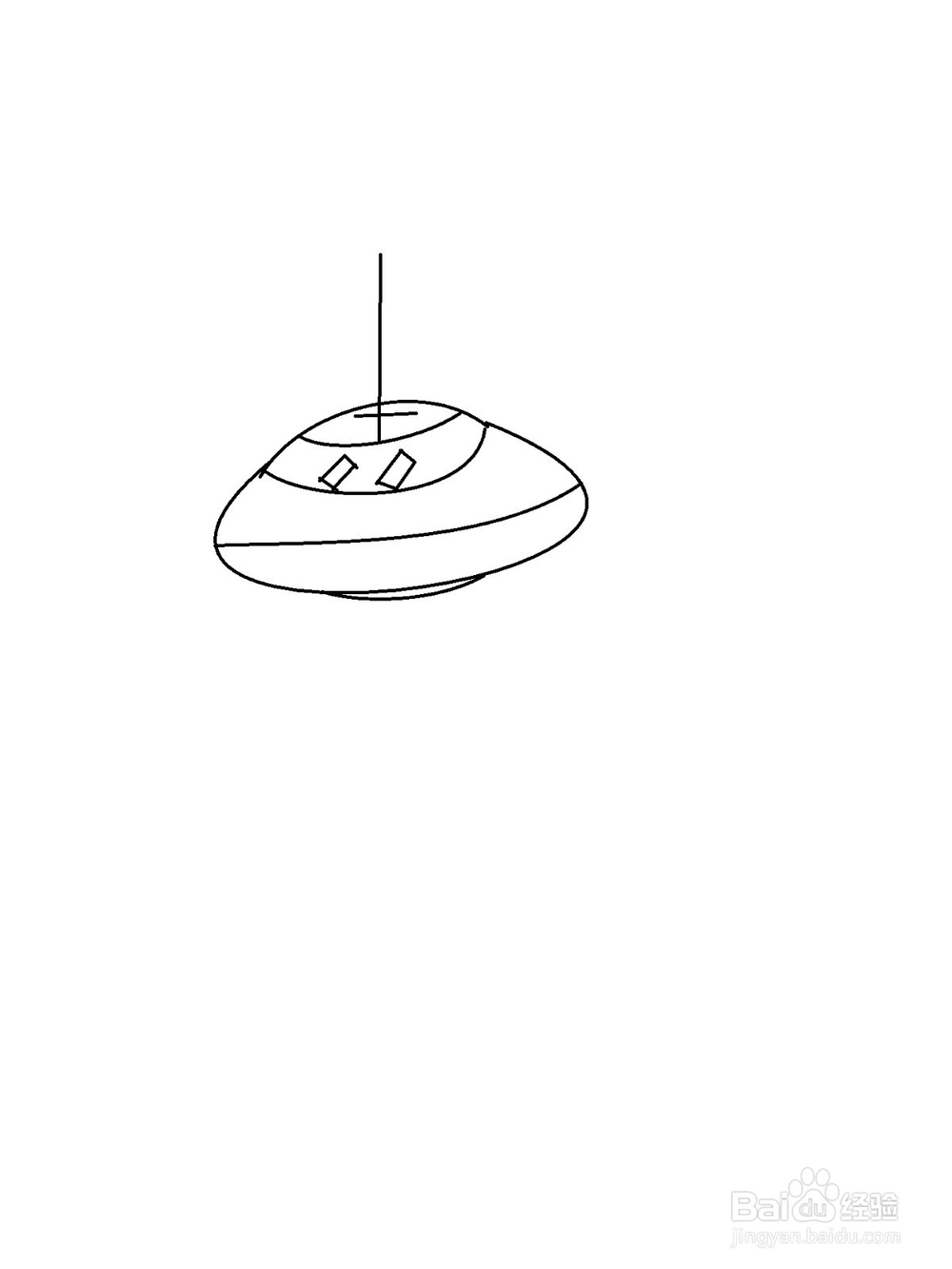 简单飞碟的画法