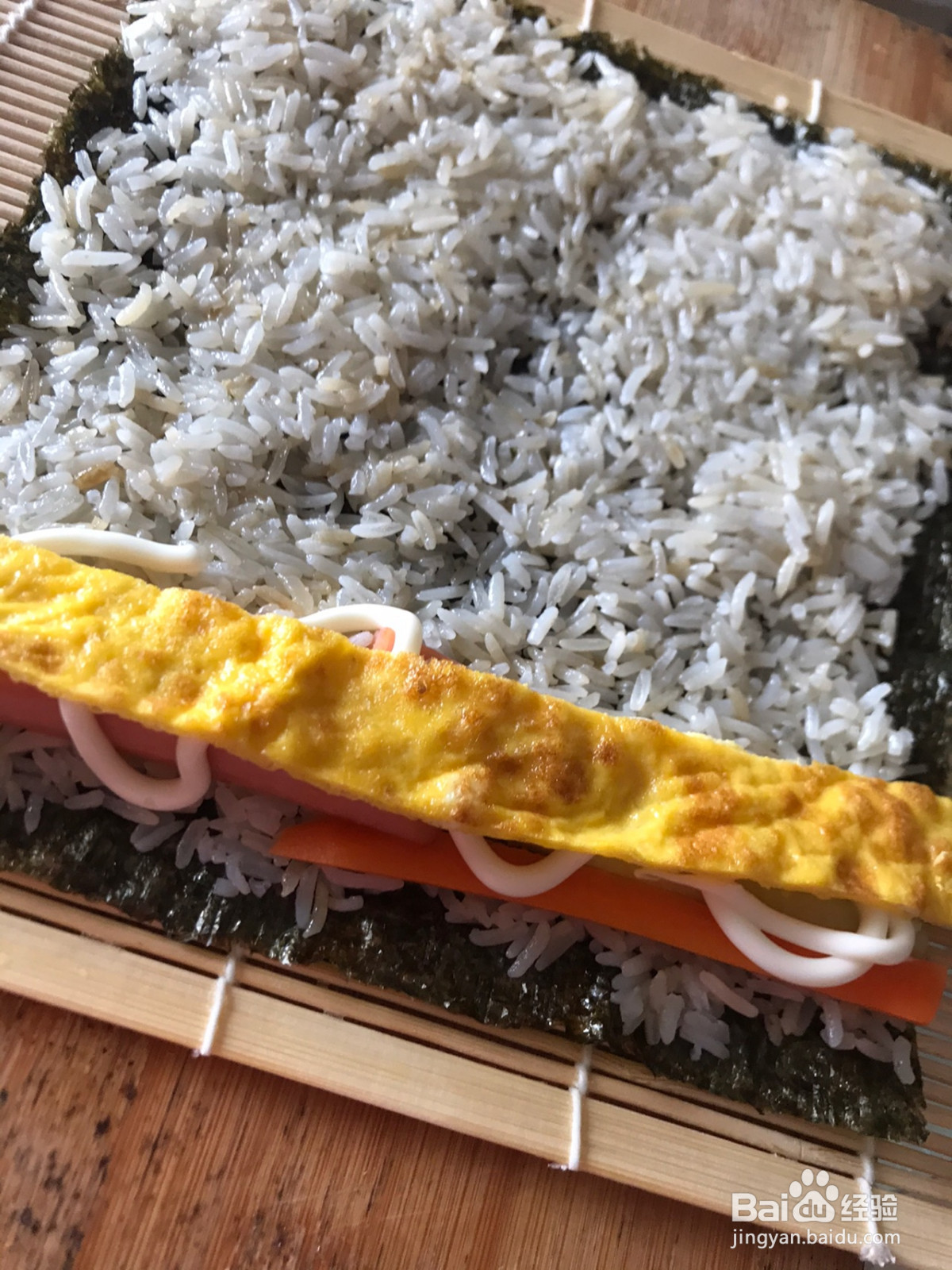 自制美味寿司的做法