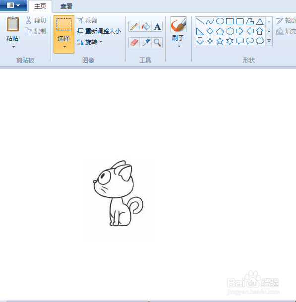 魔女宅急送小猫简笔画2