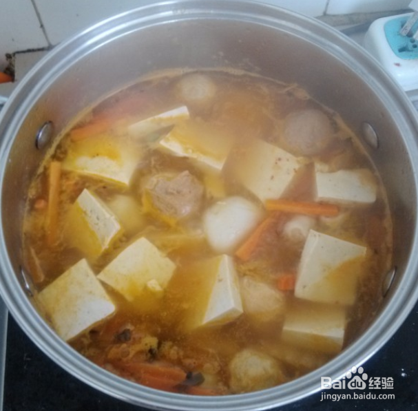 泡菜豆腐鲜蔬锅的做法