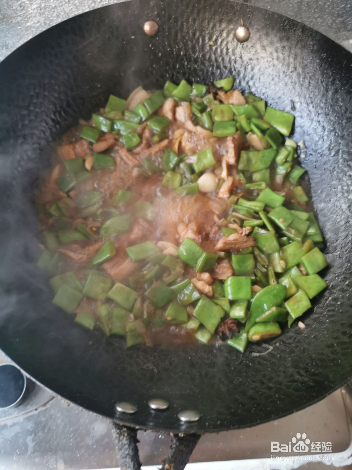 家庭版豆角焖面的做法